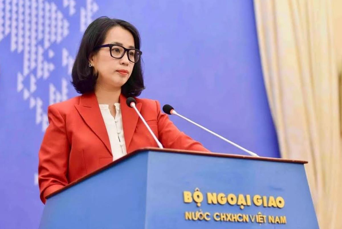 Người Phát ngôn Bộ Ngoại giao Việt Nam Phạm Thu Hằng.
