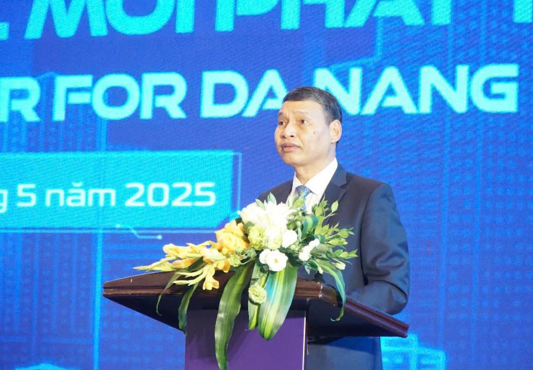 Phó Chủ tịch Thường trực UBND TP Đà Nẵng Hồ Kỳ Minh phát biểu khai mạc hội thảo