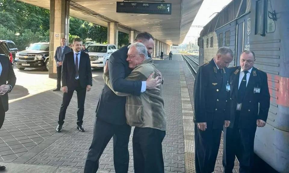 Đặc phái viên Mỹ về Ukraine, ông Keith Kellogg đã đến Kiev vào ngày 14-7. Ảnh: Telegram