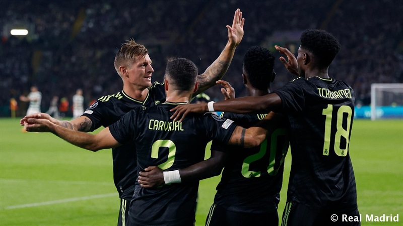 Đương kim vô địch Real Madrid không mấy khó khăn để vượt qua Celtic trên sân của đối thủ.