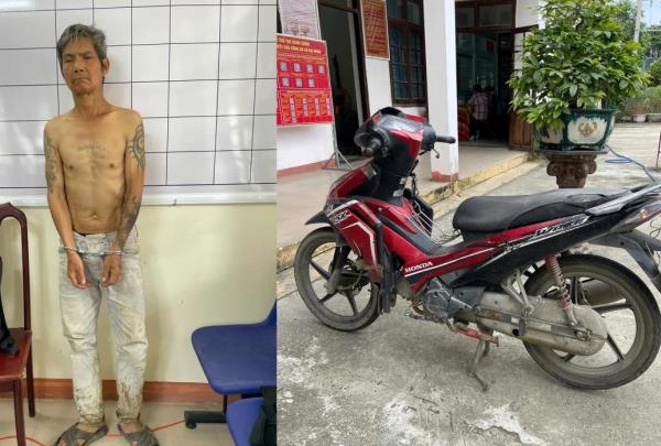 Công an xã truy bắt trộm