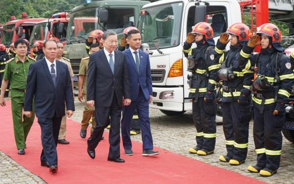 Phối hợp diễn tập thành công tình huống liên hoàn chữa cháy và cứu nạn, cứu hộ