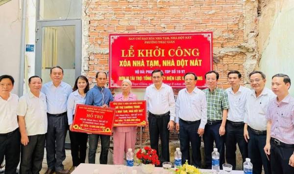 Quận Thanh Khê hoàn thành khởi công đợt 1 xóa nhà tạm, nhà dột nát