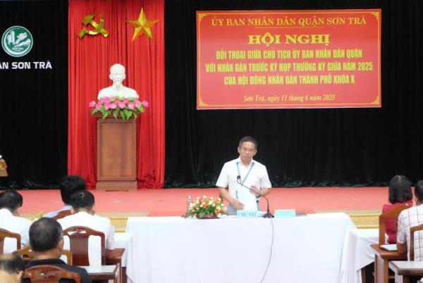 UBND quận Sơn Trà đối thoại với người dân