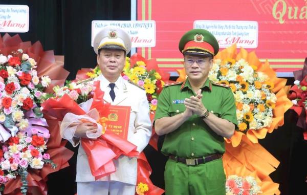Thăng cấp bậc hàm Thiếu tướng đối với Giám đốc Công an tỉnh Quảng Nam