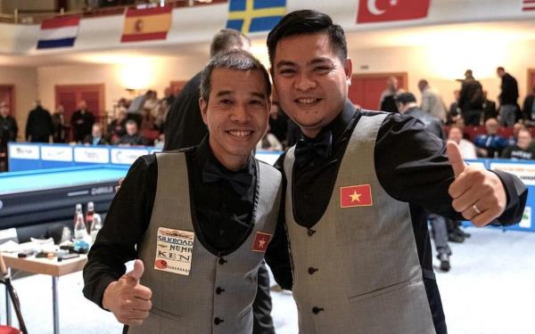 Đội Việt Nam vô địch giải carom 3 băng đồng đội thế giới 2026