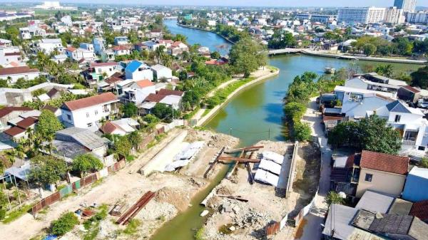 Vướng mặt bằng dự án cầu Như Ý 180 tỷ ngừng thi công sau khi hoàn thành hai mố cầu