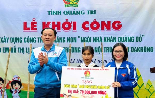 Xây dựng nhiều Ngôi nhà Khăn quàng đỏ hỗ trợ học sinh khó khăn đặc biệt
