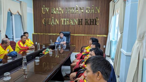 Quận Thanh Khê tăng cường lực lượng ứng cứu tại các khu vực xung yếu