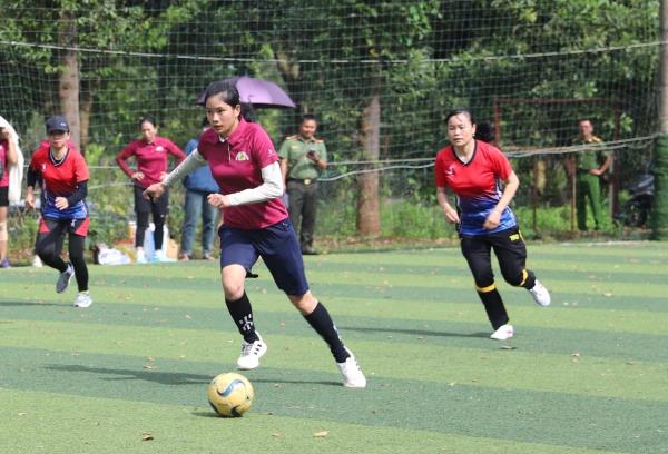 Sôi nổi Giải bóng đá mini nữ Công an tỉnh Đắk Nông lần thứ I năm 2023