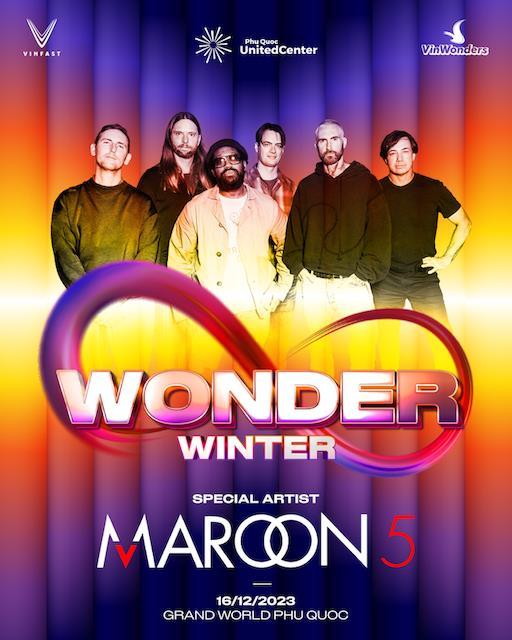 8Wonder đưa Maroon 5 đến Phú Quốc United Center