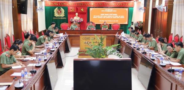 Tuyên truyền đậm nét về các hoạt động kỷ niệm 20 năm Ngày thành lập Công an tỉnh Đắk Nông