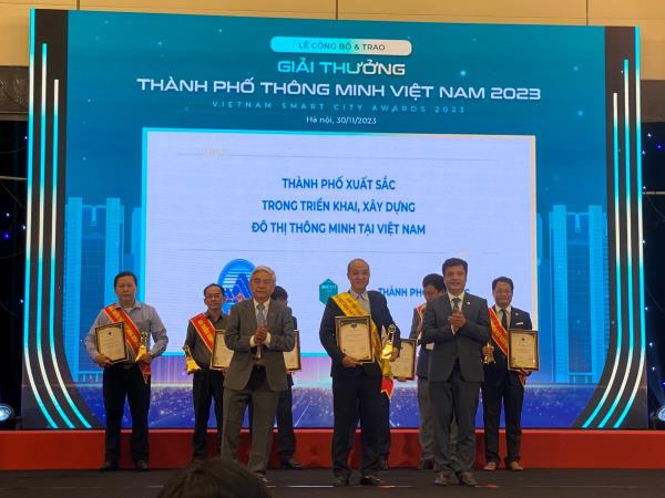 Đà Nẵng được vinh danh và Trao Giải thưởng Thành phố thông minh Việt Nam 2023 lần thứ IV