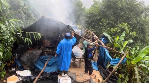 Tăng cường truy quét vàng tặc, đảm bảo thi công đóng mỏ vàng Bồng Miêu