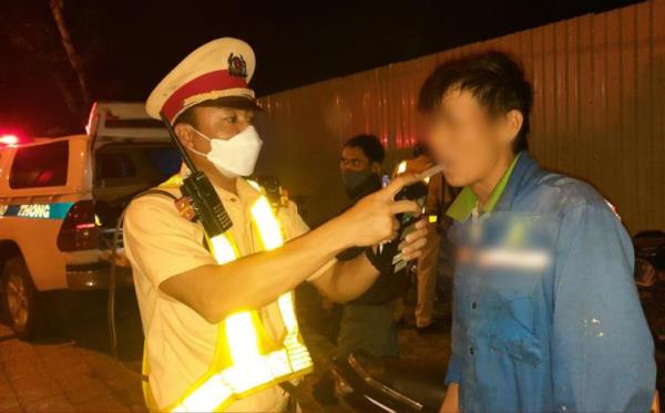 Công an tỉnh Quảng Nam xử lý 368 trường hợp vi phạm nồng độ cồn