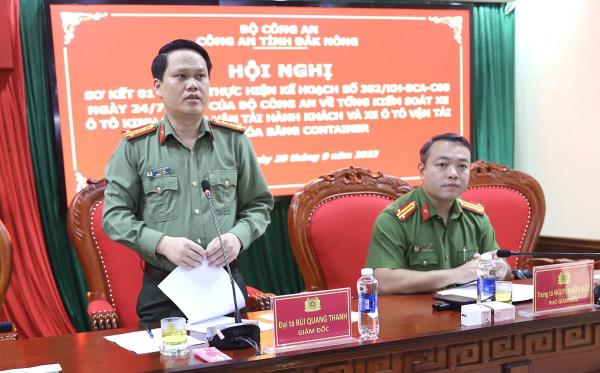 Chuyển biến tích cực sau 1 tháng thực hiện tổng kiểm soát xe ô tô kinh doanh vận tải hành khách và xe ô tô vận tải hàng hóa bằng Container ở Đắk Nông