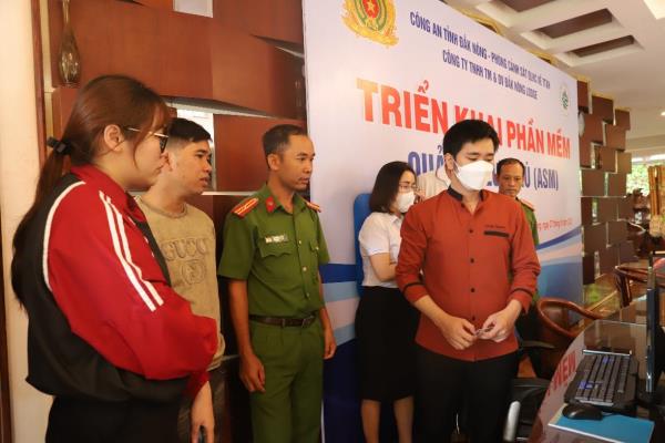 Công an tỉnh Đắk Nông : Triển khai thí điểm mô hình quản lý lưu trú bằng phần mềm