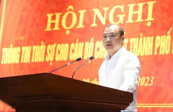 Thành ủy Đà Nẵng tổ chức hội nghị thông tin thời sự cho cán bộ chủ chốt