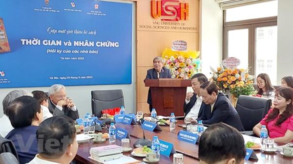 Bộ sách Thời gian và nhân chứng -  tôn vinh cống hiến của các nhà báo lão thành với nền báo chí cách mạng