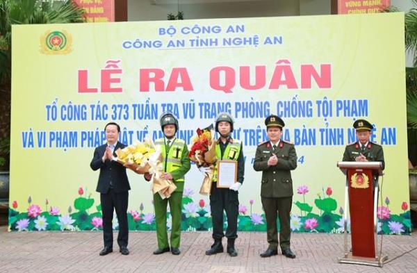 Công an Nghệ An ra quân tổ công tác 373