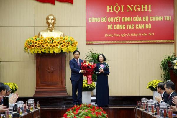 Ông Lương Nguyễn Minh Triết giữ chức Bí thư Tỉnh ủy Quảng Nam