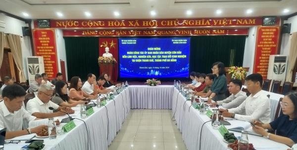 UBND huyện Côn Đảo nghiên cứu, học tập, trao đổi kinh nghiệm tại quận Thanh Khê