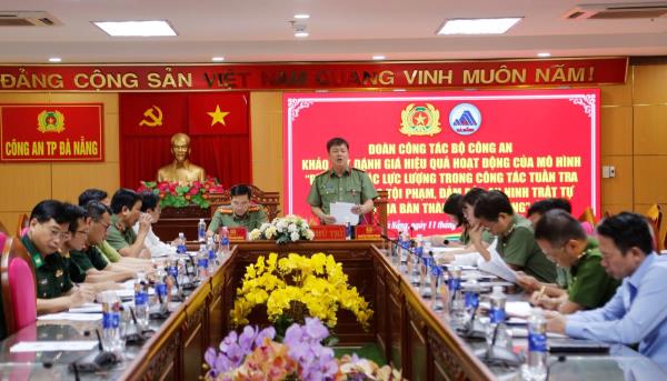 Mô hình Tuần tra 8394 của Đà Nẵng được chọn khảo sát, giới thiệu  nhân rộng trên toàn quốc