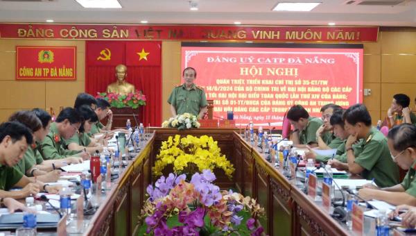 Công an TP Đà Nẵng: Chuẩn bị chu đáo Đại hội Đảng các cấp trong Công an nhân dân