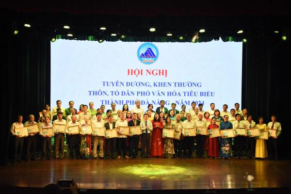 Đà Nẵng tuyên dương 56 thôn/tổ dân phố văn hóa tiêu biểu trong Phong trào Toàn dân đoàn kết xây dựng đời sống văn hóa