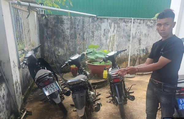 Siêu trộm xe máy sa lưới