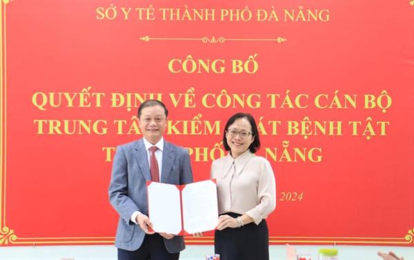 Bổ nhiệm Giám đốc Bệnh viện Phổi Đà Nẵng và Trung tâm Kiểm soát Bệnh tật TP Đà Nẵng