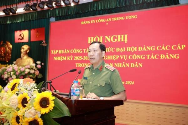 Chuẩn bị chu đáo cho Đại hội Đảng các cấp trong Công an nhân dân nhiệm kỳ 2025-2030