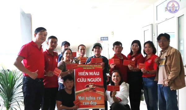 37 đơn vị máu toàn phần được hiến tặng tại Bệnh viện Đa khoa tỉnh Quảng Trị