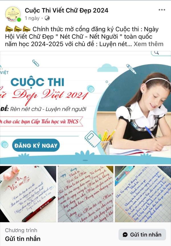 Đăng ký cho con thi viết chữ đẹp qua mạng, một phụ huynh bị lừa 55 triệu đồng