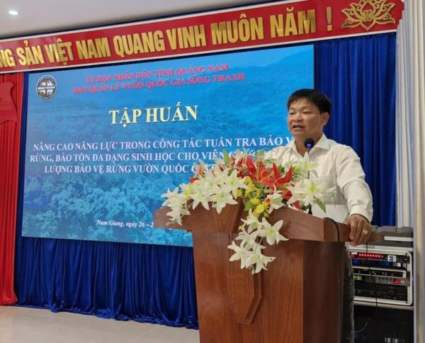 Nâng cao năng lực trong công tác tuần tra, bảo vệ rừng, bảo tồn đa dạng sinh