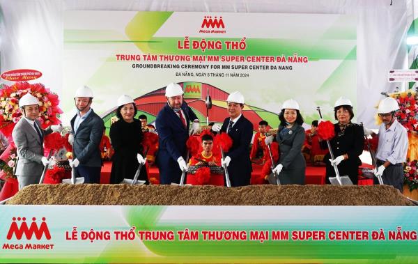 Động thổ Dự án Trung tâm Thương mại MM Mega Market Đà Nẵng