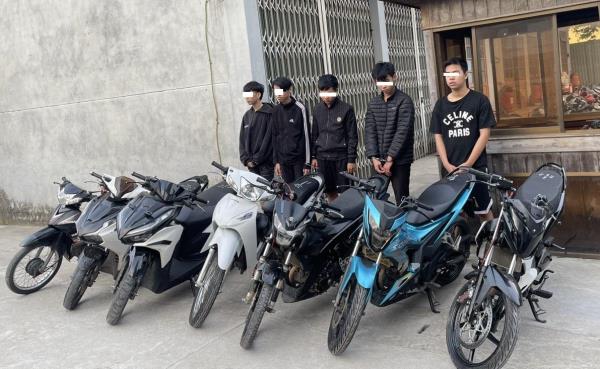 Bắt tạm giam 3 đối tượng trộm cắp xe máy