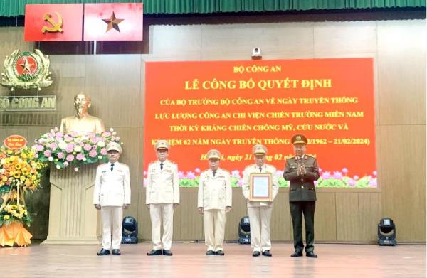 Bộ Công an công bố Ngày truyền thống lực lượng Công an chi viện chiến trường miền Nam