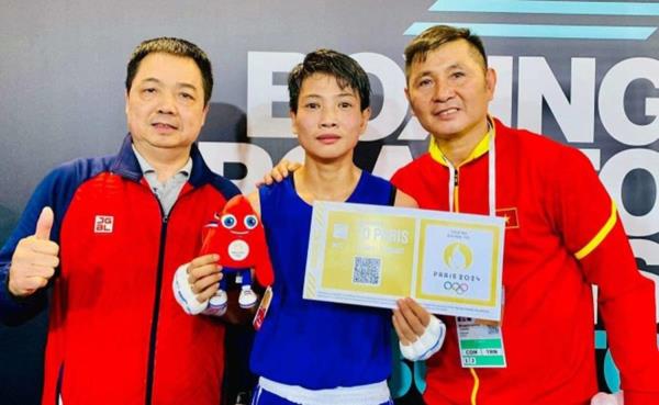 Nữ võ sĩ Kim Ánh giành vé tham dự Olympic 2024