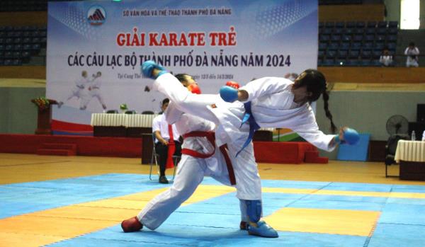 Hơn 100 VĐV dự giải Karatedo các CLB TP Đà Nẵng năm 2024