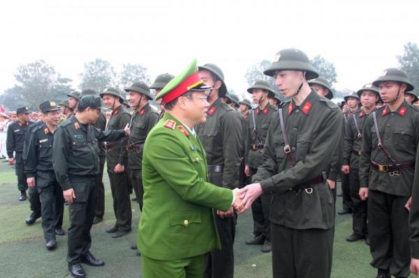 Hơn 16.000 tân binh bước vào khóa huấn luyện tại Bộ Tư lệnh Cảnh sát cơ động