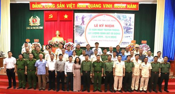 Công an Đắk Nông kỷ niệm 50 năm Ngày truyền thống lực lượng Cảnh sát cơ động