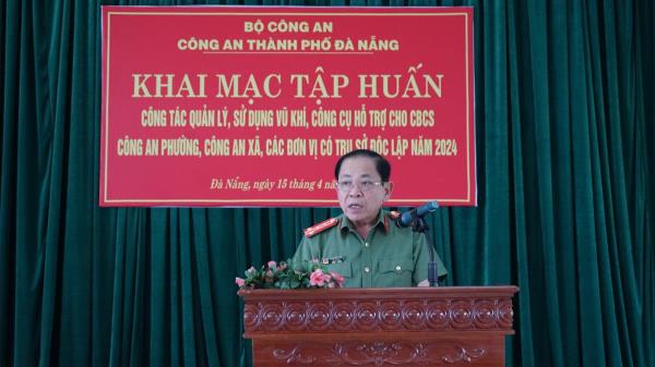 Công an TP Đà Nẵng tổ chức 4 lớp tập huấn quản lý, sử dụng vũ khí, công cụ hỗ trợ