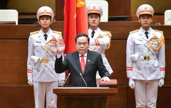 Chủ tịch Quốc hội Trần Thanh Mẫn tuyên thệ nhậm chức