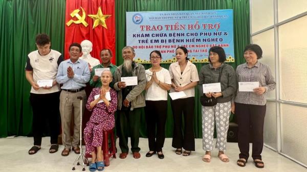 Hỗ trợ kinh phí khám, chữa bệnh cho phụ nữ, trẻ em mắc bệnh hiểm nghèo ở quận Ngũ Hành Sơn