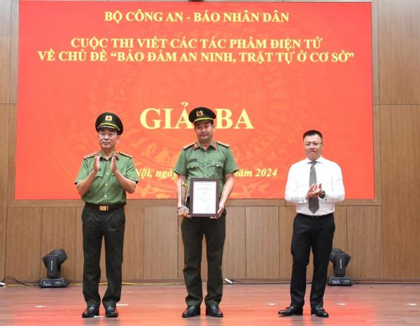 Công an Đắk Nông đạt giải ba cuộc thi viết với chủ đề Bảo đảm an ninh, trật tự ở cơ sở