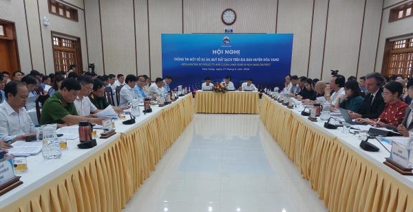 Hòa Vang tổ chức Hội nghị thông tin một số dự án, quỹ đất sạch trên địa bàn huyện