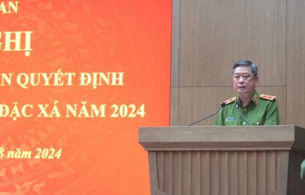 Triển khai công tác đặc xá đúng thời gian, bảo đảm đúng quy trình và chặt chẽ