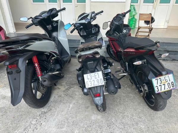 Công an quận Thanh Khê khám phá nhanh vụ đột nhập tiệm cầm đồ trộm cắp 3 xe máy có giá trị lớn