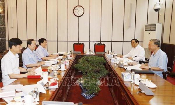 Tổng Bí thư, Chủ tịch nước Tô Lâm chủ trì Phiên họp thường kỳ Lãnh đạo chủ chốt